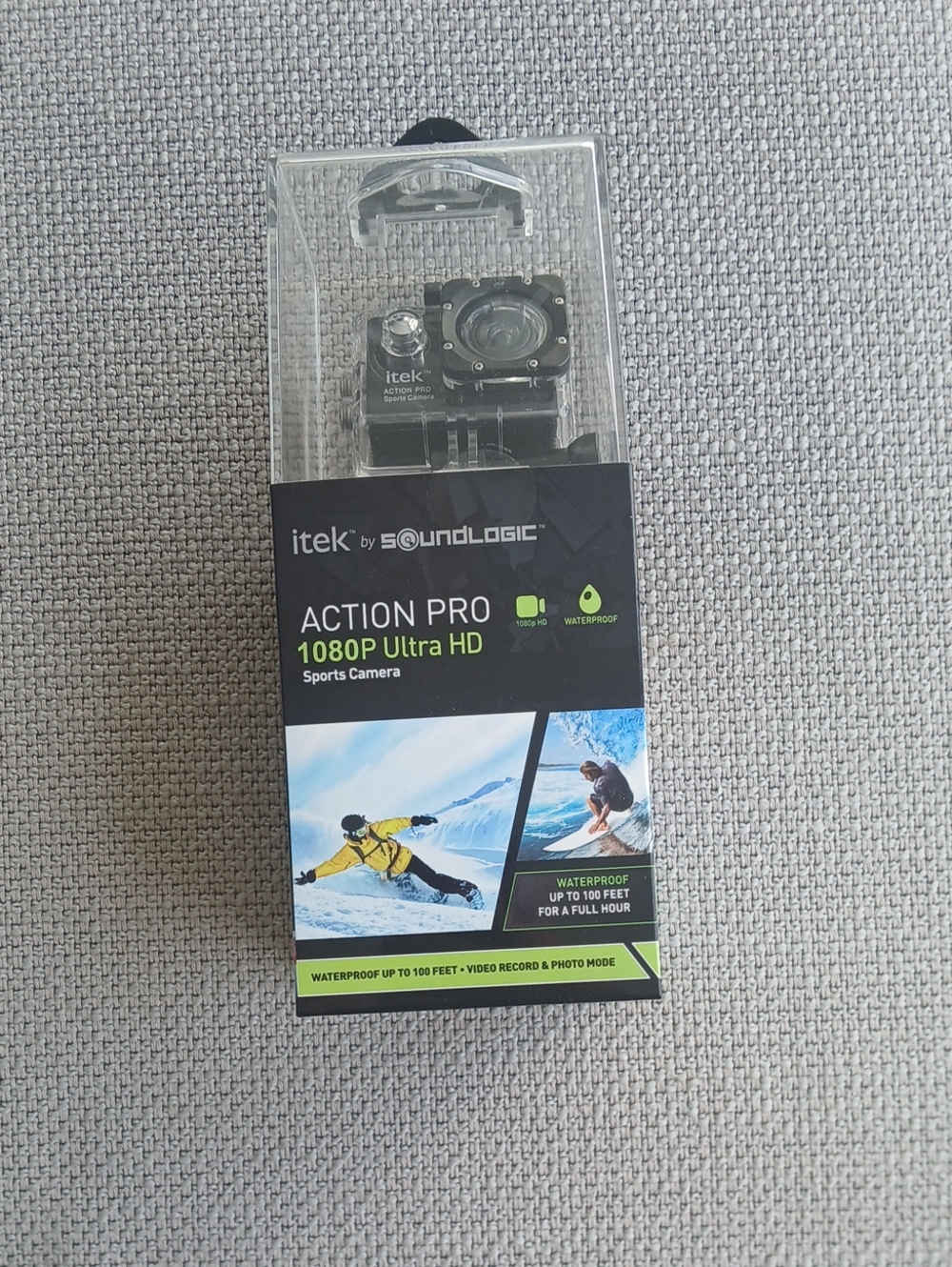 itek Action Pro 1080P Ultra HD Sports Camera - Black